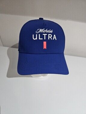 Michelob Ultra Bright Blue Snapback Cap Hat